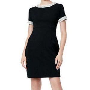 - Betsey Johnson Embellished Crepe Dress sz 4